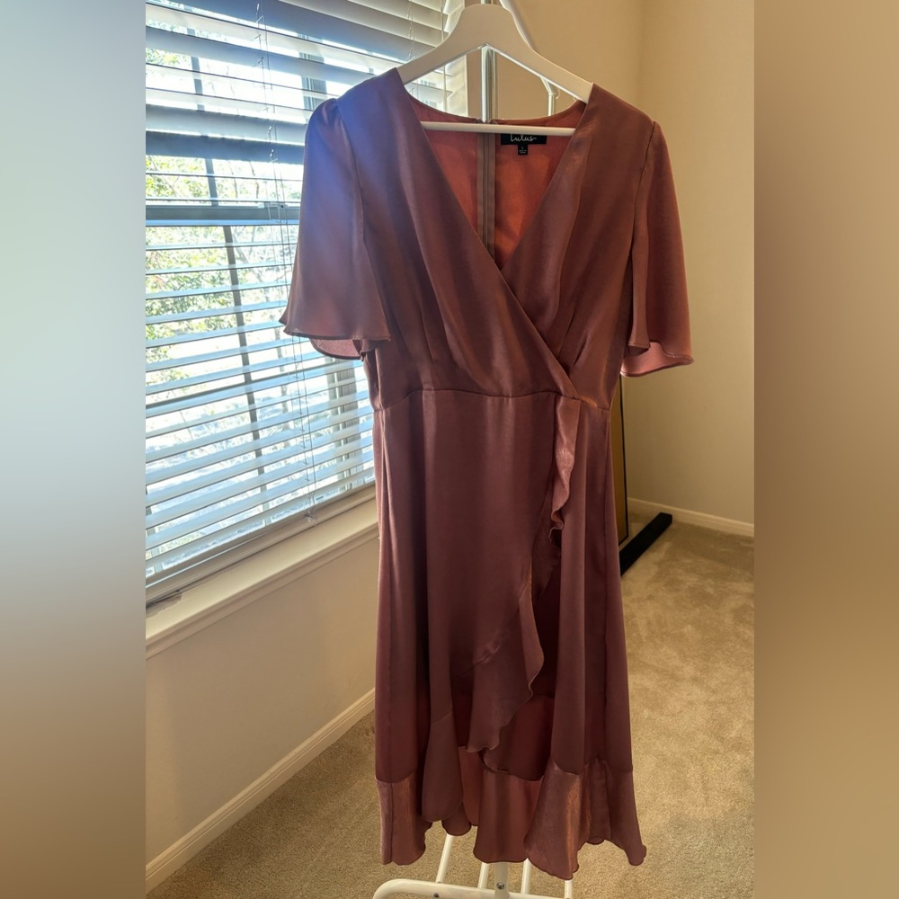 Lulus Mauve Midi Dress